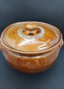 Brown Stoneware Pot